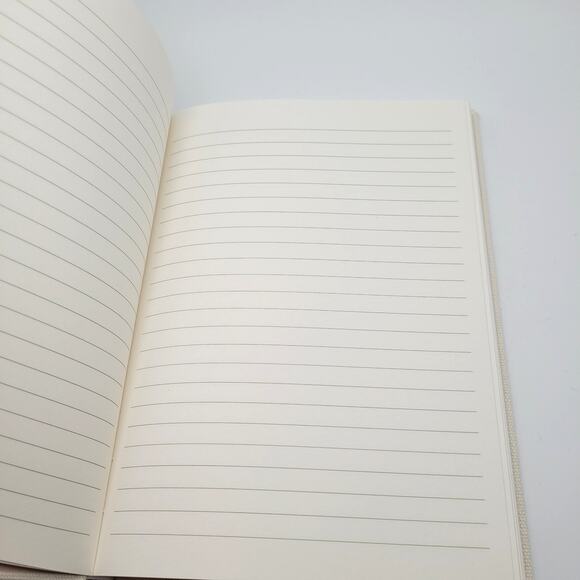 Floral Embroidered Daisy Notebook Hardcover Cream Lined Journal Gift New - Picture 4 of 5